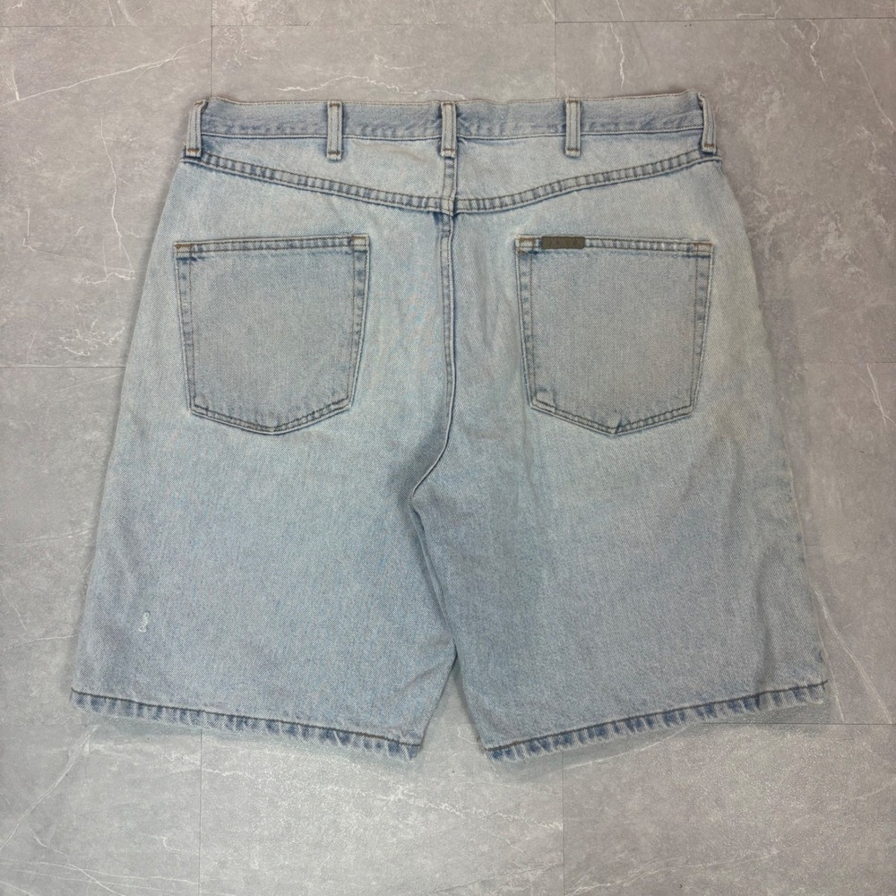 Vintage Carhartt Light Wash Denim Shorts Mens 36 Blue Workwear 3T300VI
